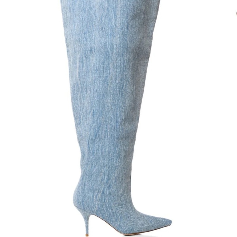 Denim Boots